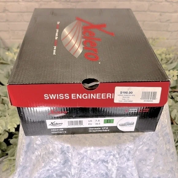 Xelero Genesis XPS Gray/Mint Swiss Technology Performance Athletics WMS 7.5M✨NEW - Picture 13 of 16